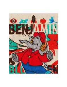 Appliqué, Patch, Iron-on: Benjamin Blümchen© Muziek