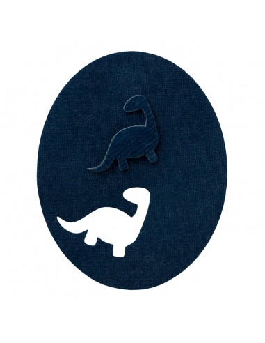Applicatie, Patch, Strijkapplicatie: Patch 2st. Blauwe Dino