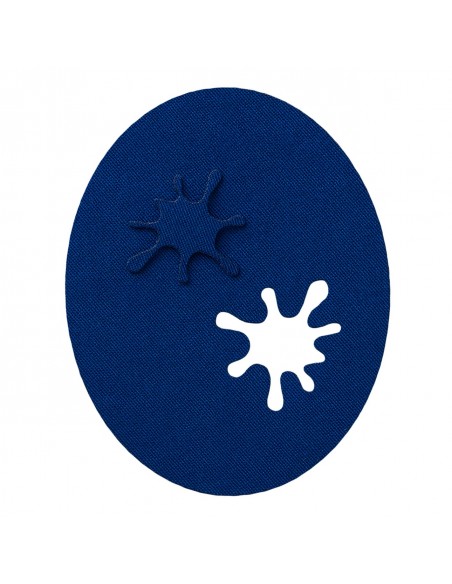 Rapiécer, Patch, Écusson thermocollant: Patch 2pcs Bleu Splash