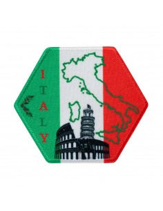 Applikation, Patch, Bügelbild: Wabe Italien