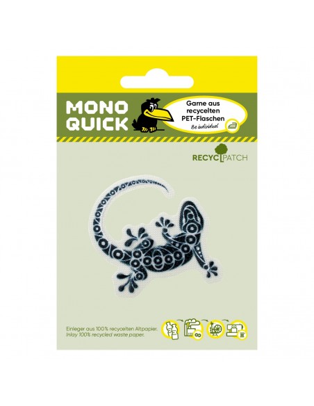 Appliques, Patch, Écusson thermocollant : Lézard Recycl-Patch