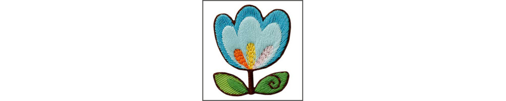 Natur- und Blumenmotive als Patches | Andrea Kreativ